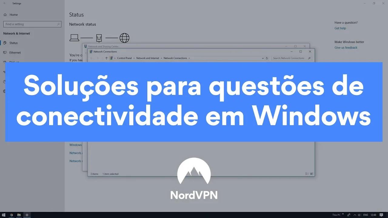 NordVPN | Soluções para questões de conectividade em Windows 10 thumbnail