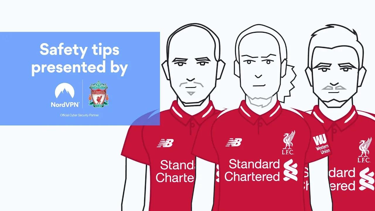 Online Safety Tips by LFC players| NordVPN thumbnail