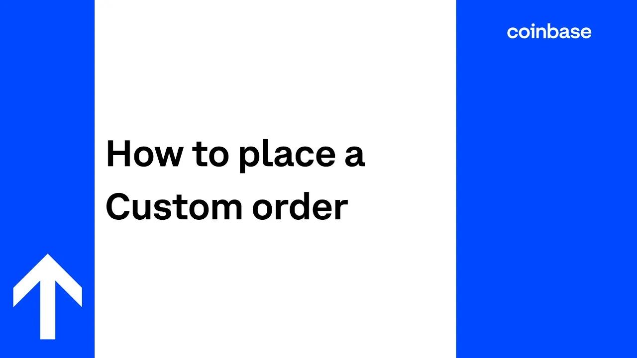 How to place a Custom Order thumbnail