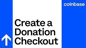 (Coinbase Commerce) How to create a donation checkout thumbnail