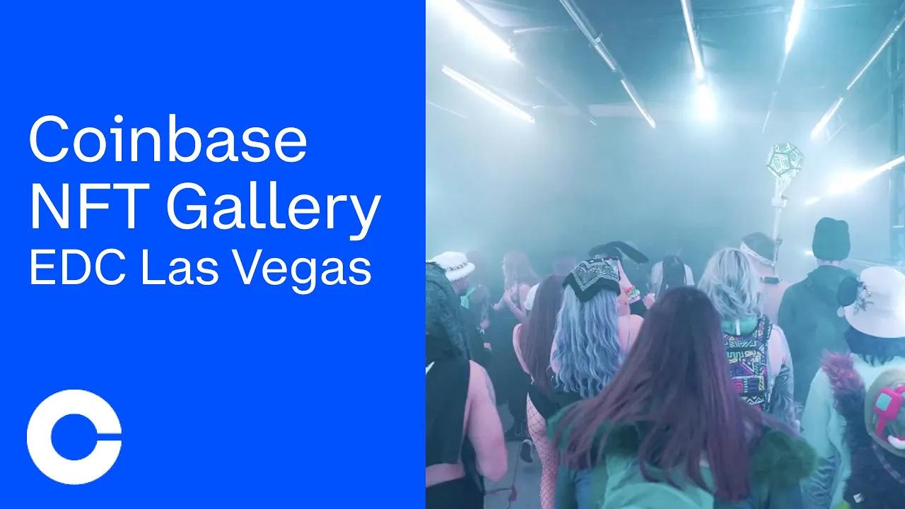 Coinbase NFT Gallery at EDC Las Vegas thumbnail