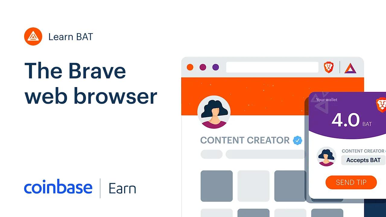 Coinbase Earn: The Brave Web Browser (Lesson 2 of 3) thumbnail