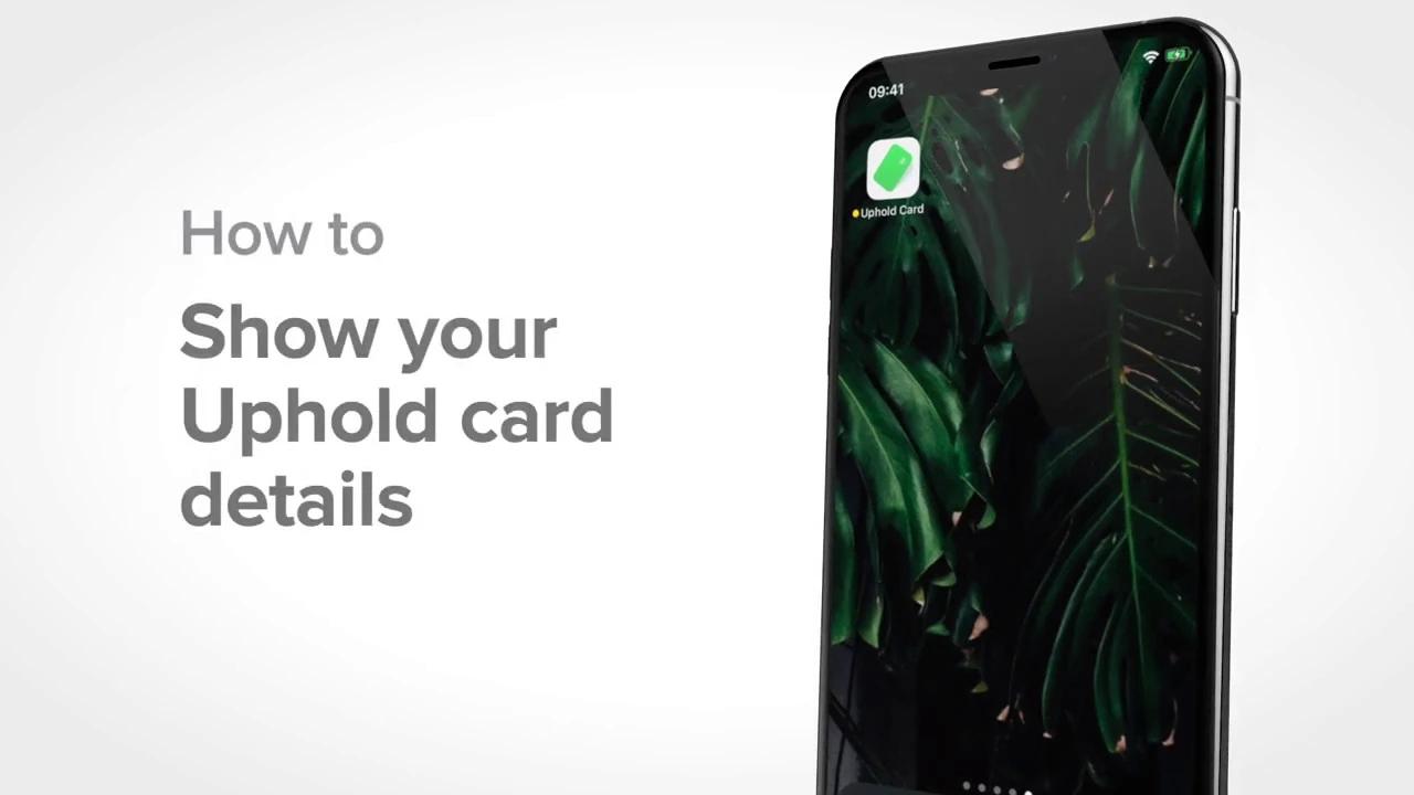 Uphold Card: Copy your Card Details thumbnail