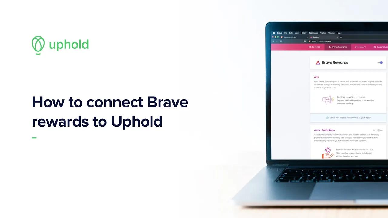 How to connect Brave rewards to Uphold thumbnail