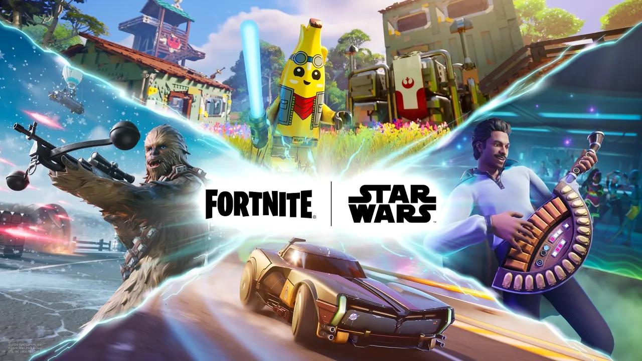 Star Wars Lands in the Fortnite Universe | Gameplay Trailer thumbnail