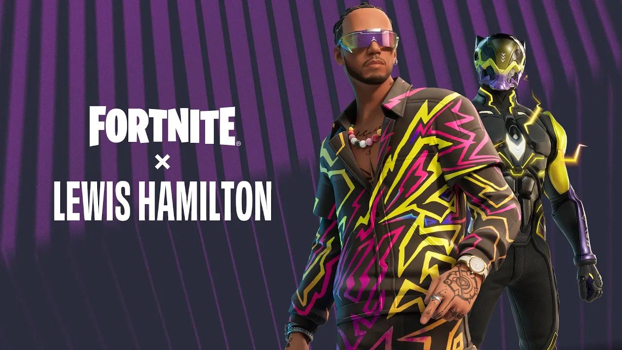 The heroic Lewis Hamilton is joining the Fortnite Icon Series. thumbnail