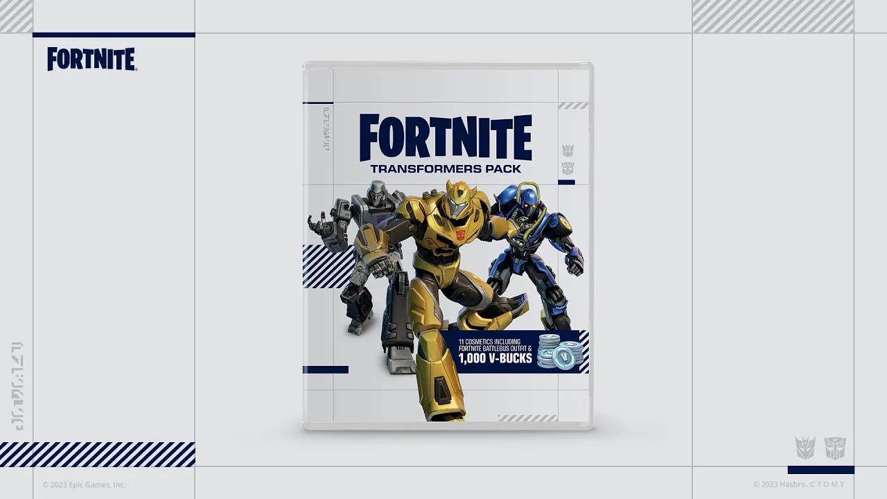 The Fortnite Transformers Pack - Release Date Trailer thumbnail