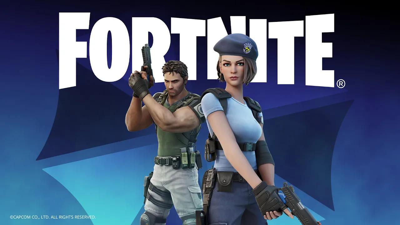 S.T.A.R.S. Members Chris Redfield and Jill Valentine Arrive On The Fortnite Island thumbnail