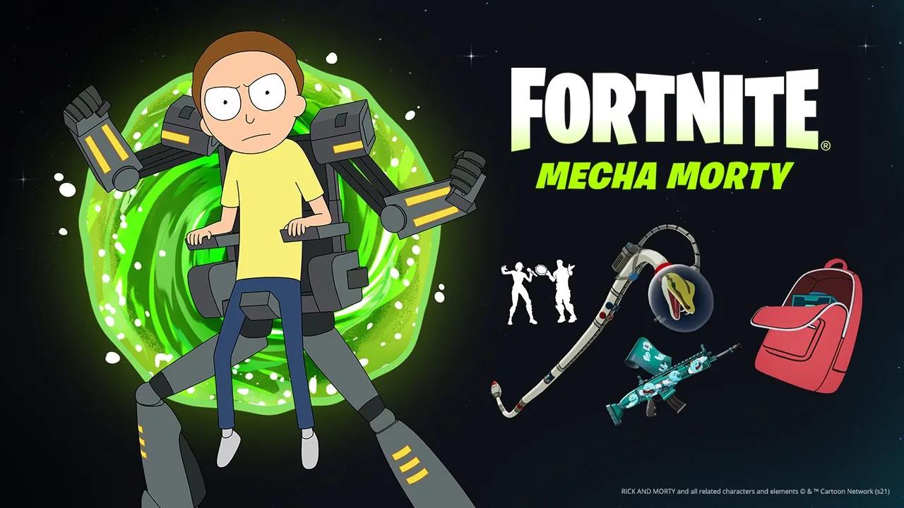 Mecha Morty Joins Rick Sanchez in Fortnite thumbnail