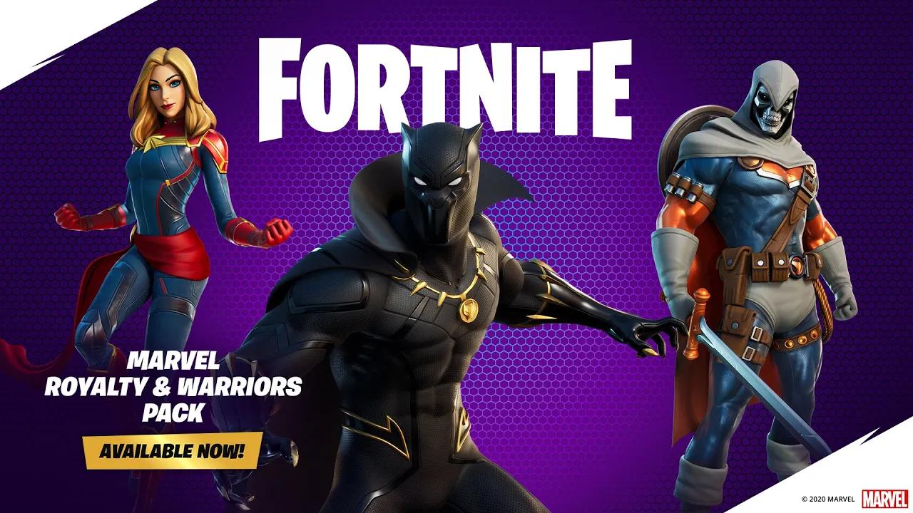 Marvel's Greatest Warriors and Royalty Come To Fortnite thumbnail