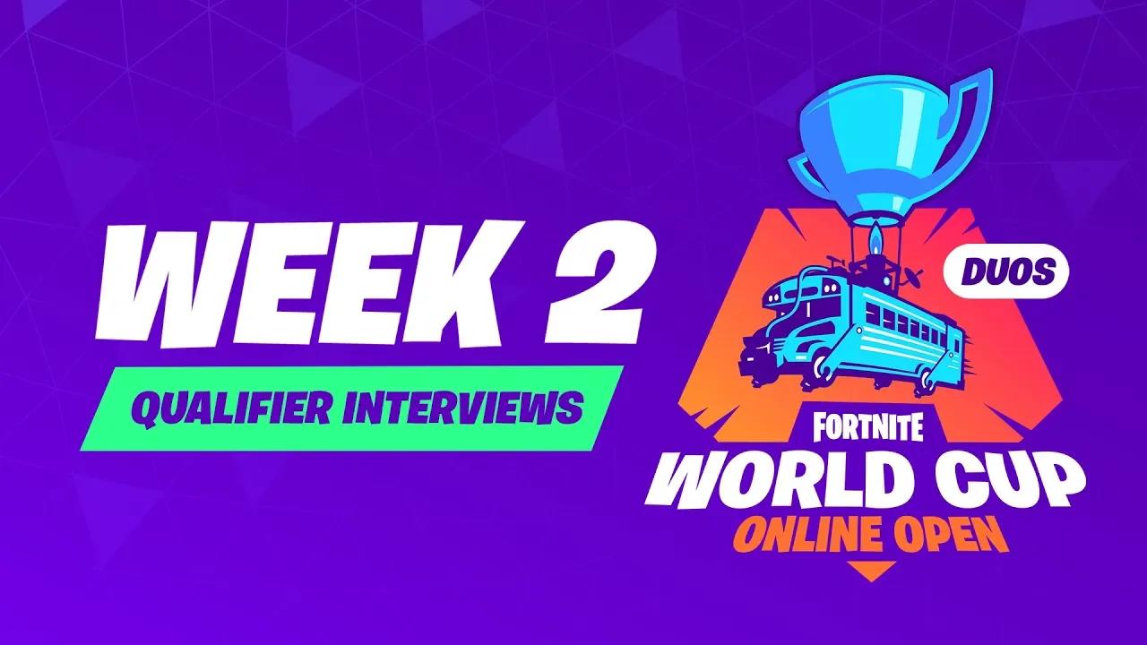 Fortnite World Cup - Week 2 Qualifier Interviews thumbnail