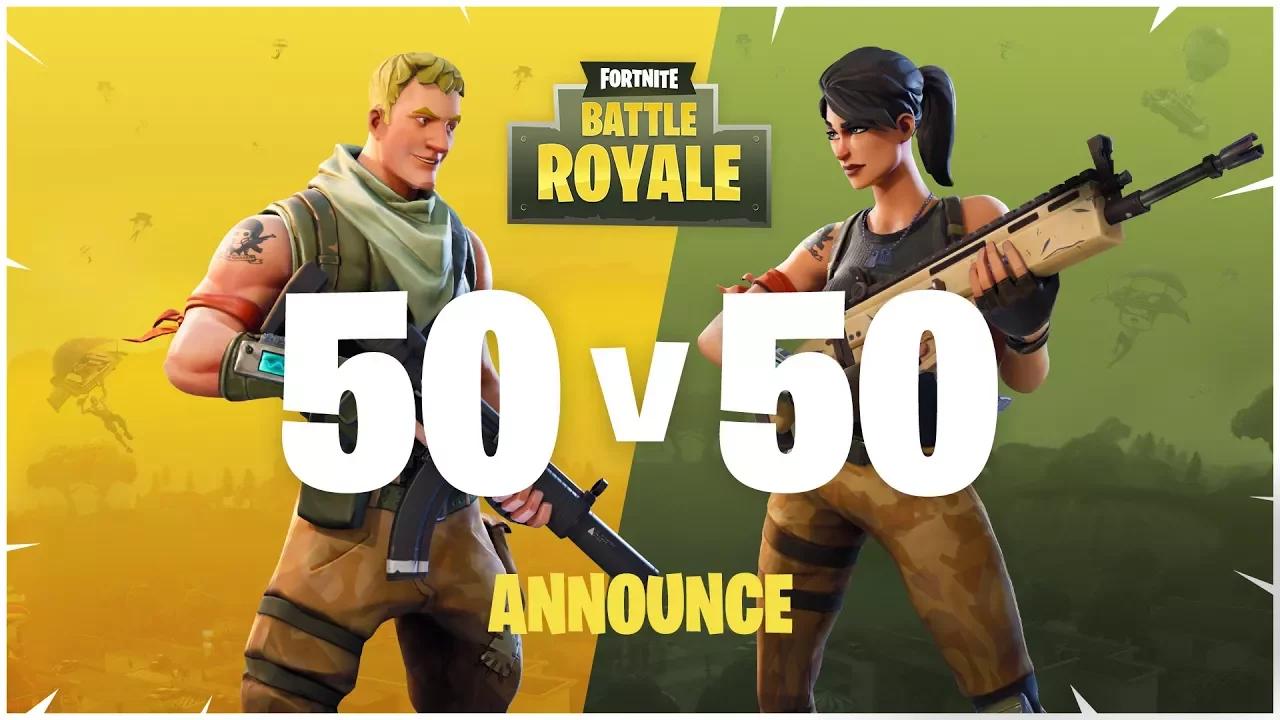 Fortnite Battle Royale - 50v50 Announce Trailer thumbnail