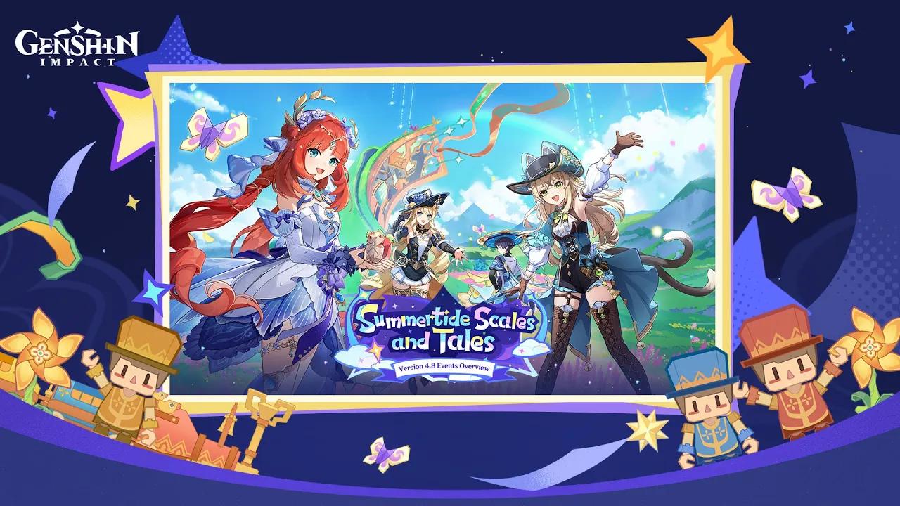 Version 4.8 "Summertide Scales and Tales" Events Overview | Genshin Impact #Trailer #GenshinImpact thumbnail