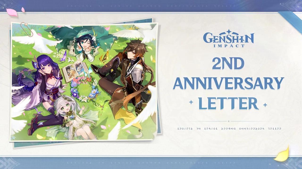 Teyvat Adventures Commemorative Video: 2nd Anniversary Letter | Genshin Impact thumbnail