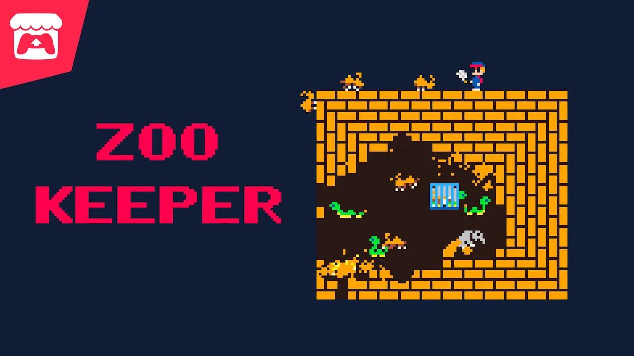 Zoo Keeper - Run around the edges of the zoo and filling in the walls to stop the animals escaping! thumbnail