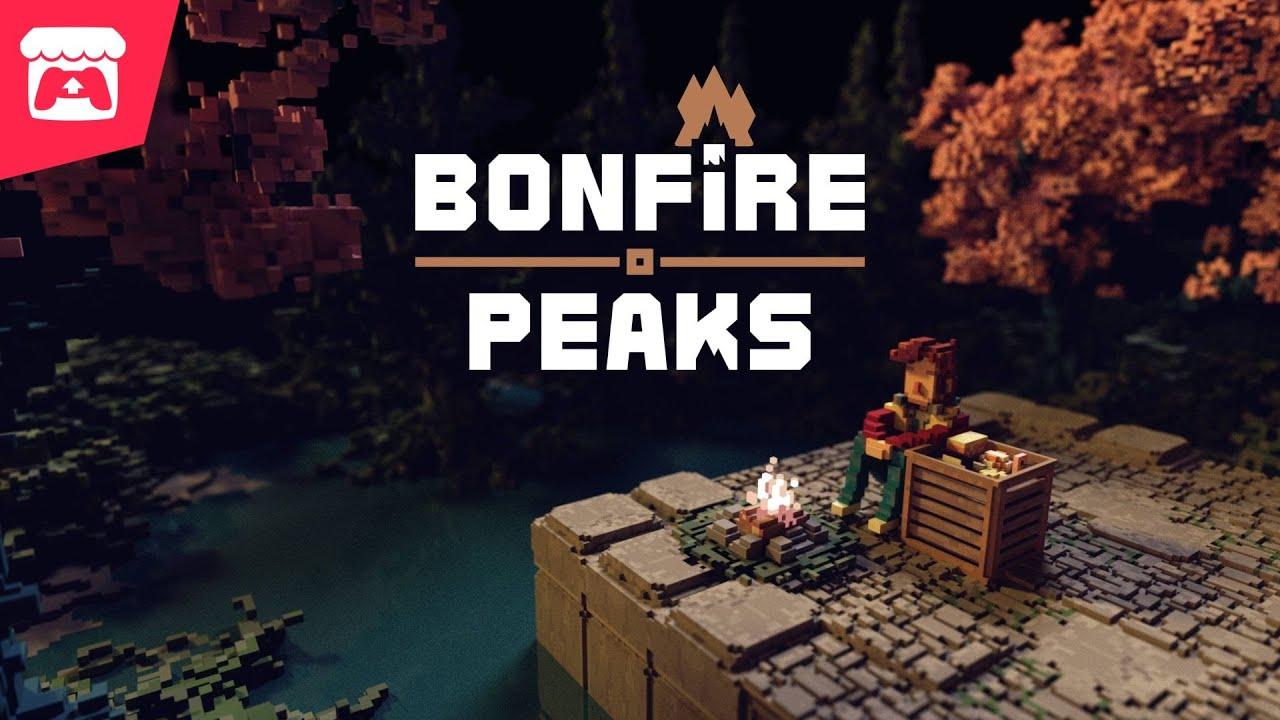 Bonfire Peaks - Set your belongings on fire on a beautiful voxel art puzzle island! thumbnail