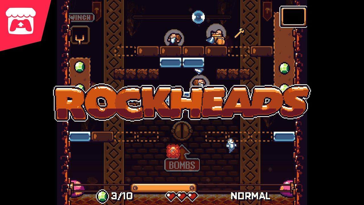 ROCKHEADS - Blow up noisy dwarves with bombs, but watch out for drills and buzzsaws! thumbnail