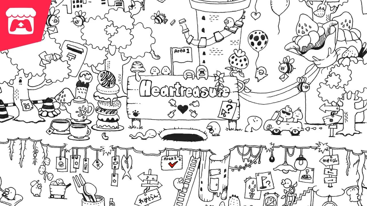 Heartreasure2: Underground (All Hearts Collected) Search for the hearts hidden in the picture! thumbnail