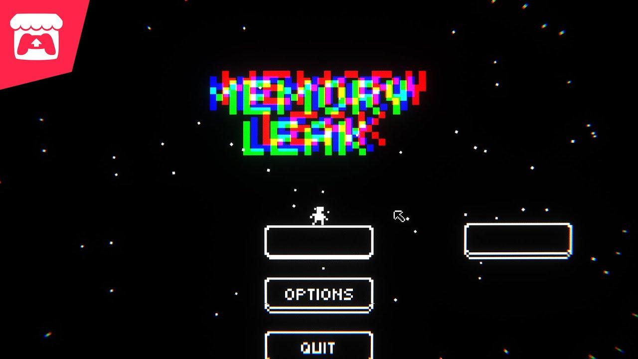 Memory Leak - The menu buttons are platforms that you can manipulate in this clever little game! thumbnail