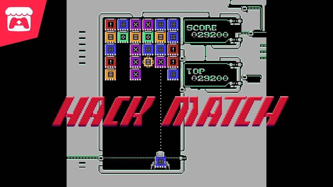 HACK*MATCH for the NES: The action puzzle minigame from EXAPUNKS! thumbnail