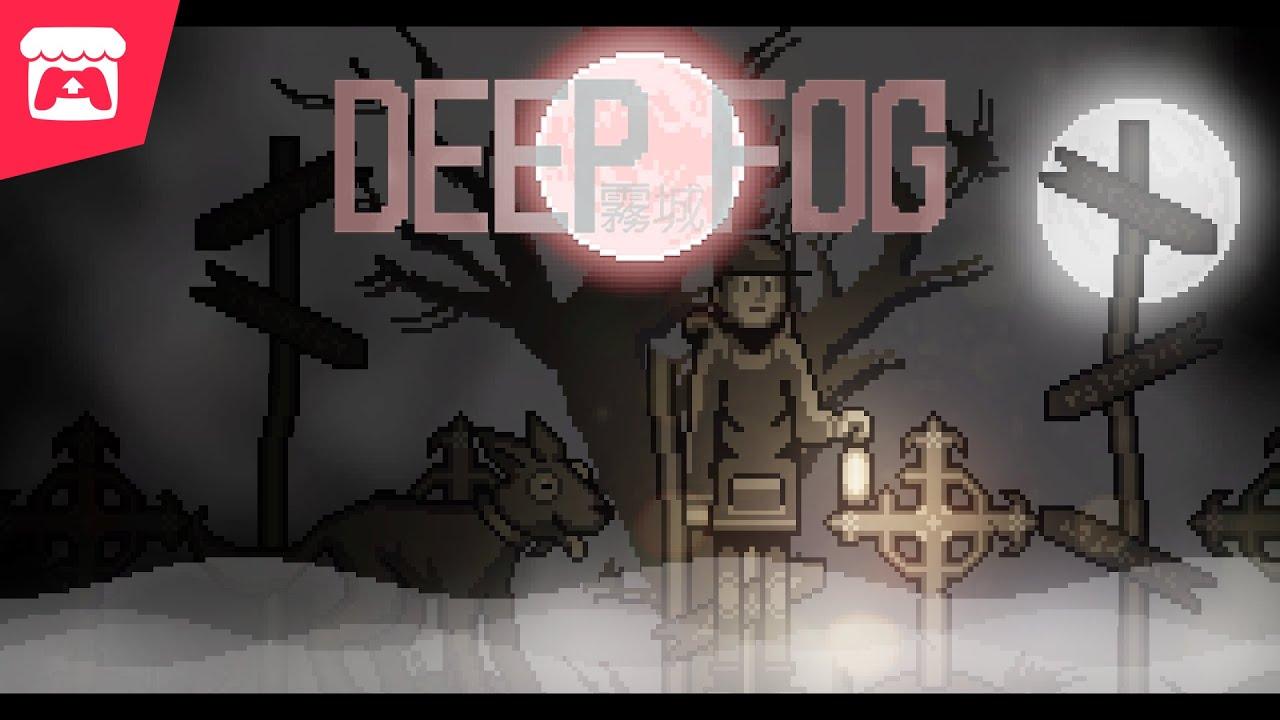 DEEP FOG - A pixel art horror game about walking a pet dog in a cemetery! thumbnail