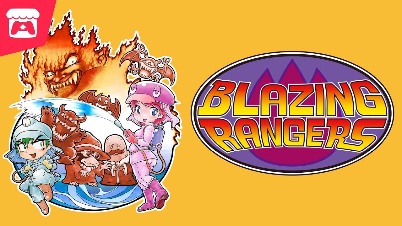 Blazing Rangers - A NES game where you extinguish fires and rescue kids from dangerous fire sites! thumbnail