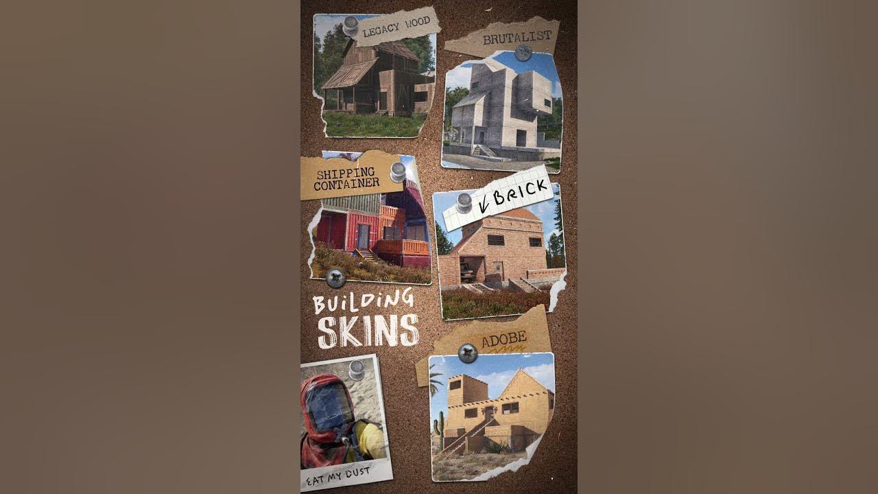 There are 5 building skins available in Rust. Which is your favourite? thumbnail