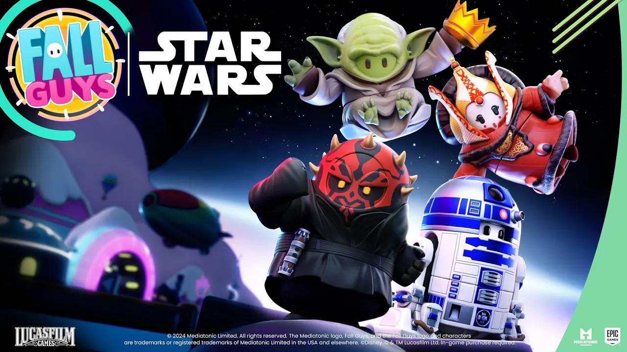 Yoda, R2-D2, Padme Amidala and Darth Maul land in Fall Guys! thumbnail