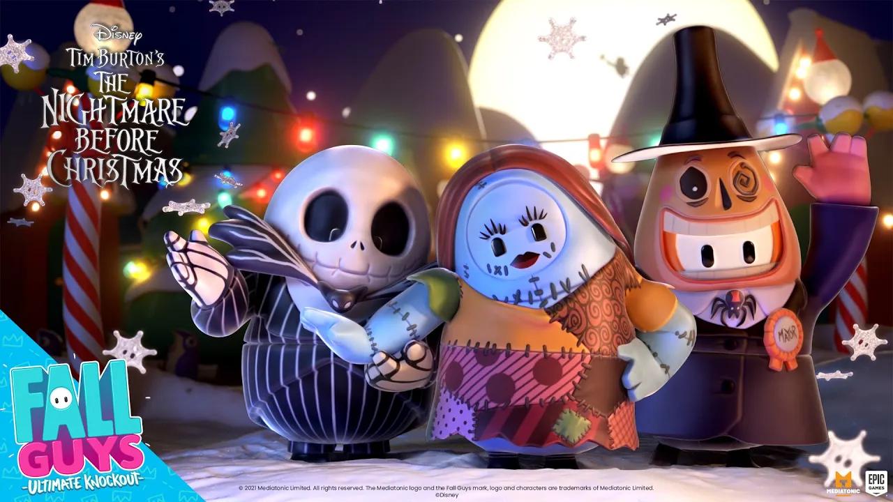 Disney Tim Burton’s The Nightmare Before Christmas goodies come to Fall Guys! thumbnail