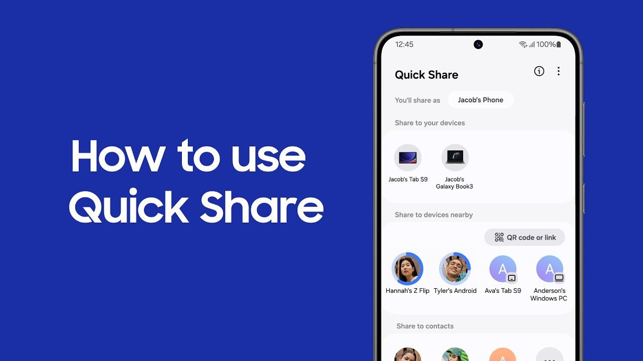 Quick Share: How to share files | Samsung thumbnail