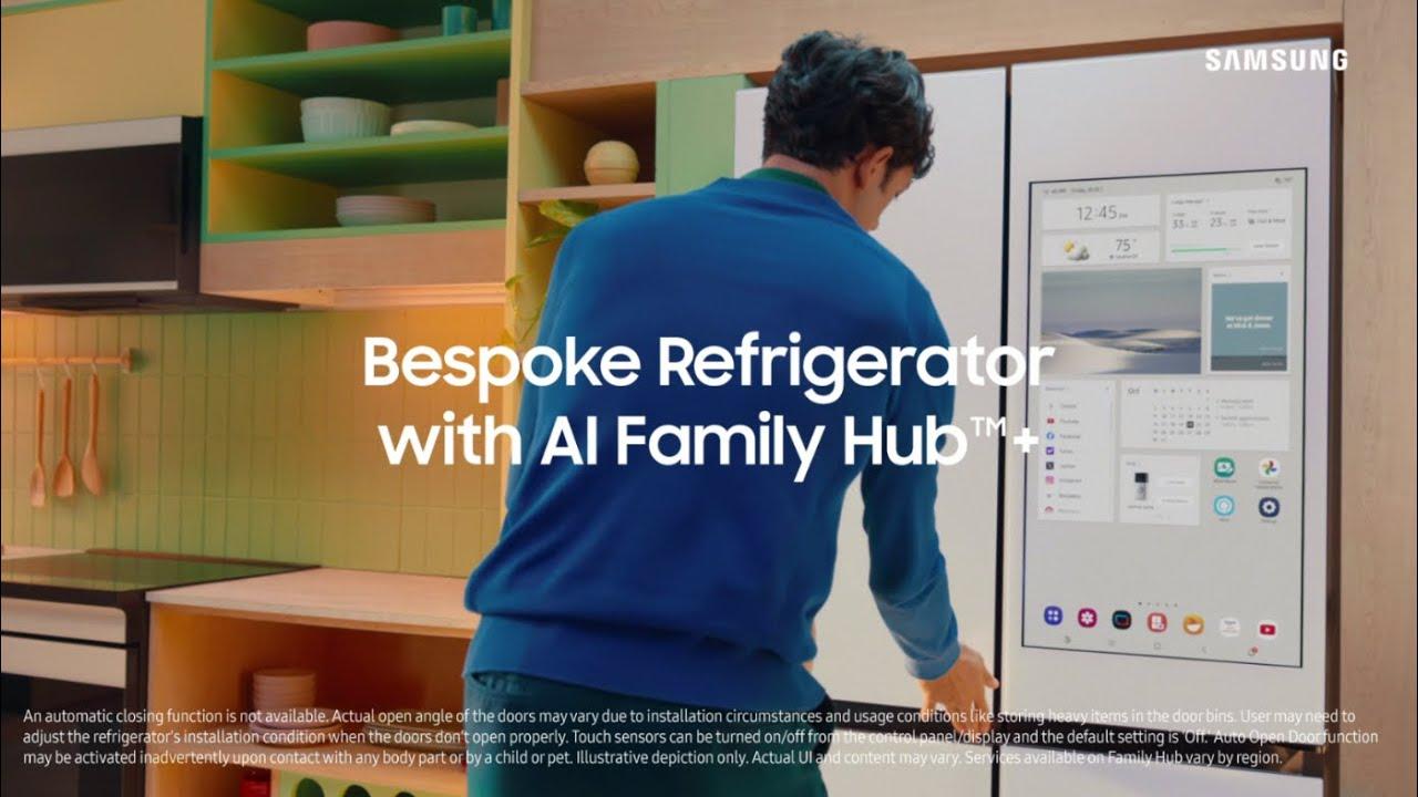 Bespoke Refrigerator with AI Family Hub™+ l BESPOKE AI 2024 l Samsung thumbnail