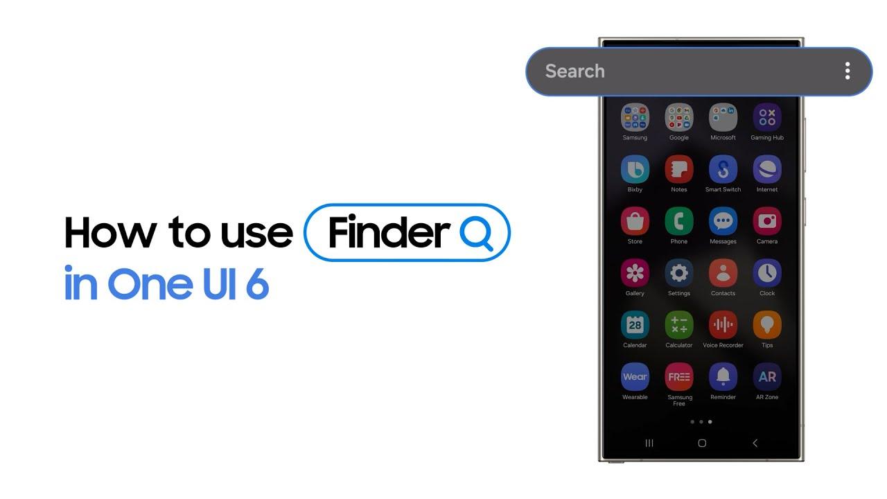 Galaxy S24 Series: How to use Finder in One UI 6 | Samsung thumbnail