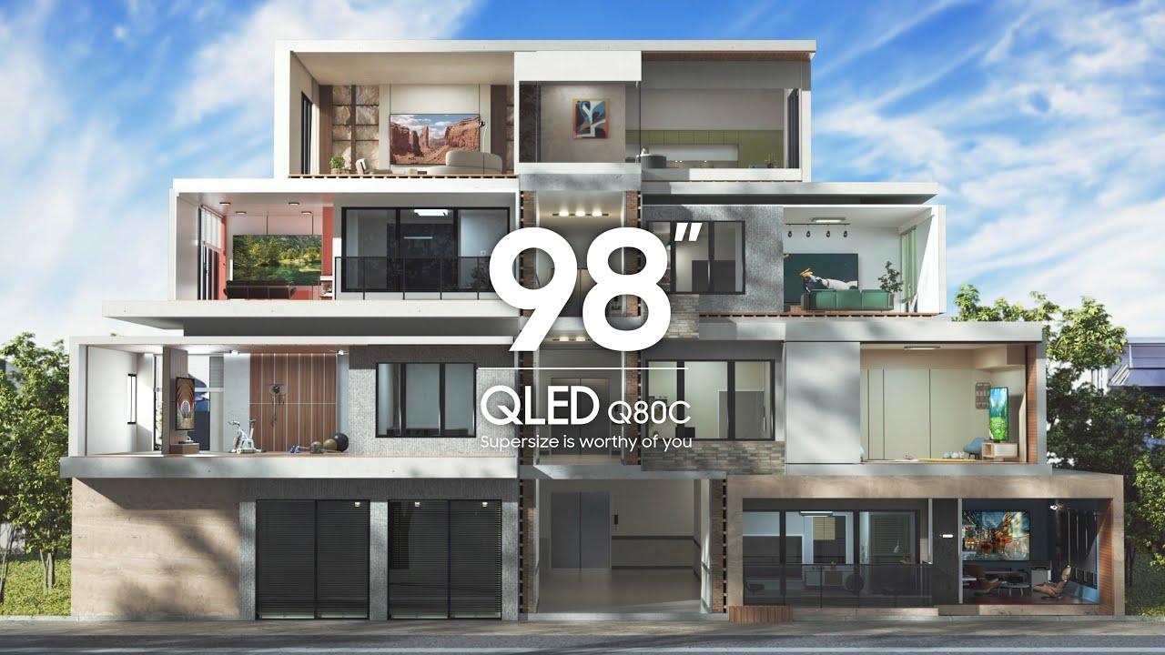 98” QLED: Supersize your space | Samsung thumbnail