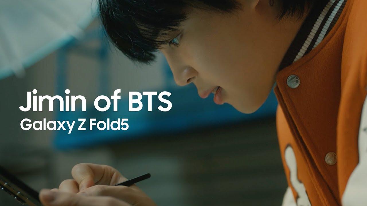 Galaxy x Jimin: Galaxy Z Fold5 - A day in the life of Jimin, shining with S Pen | Samsung​ thumbnail