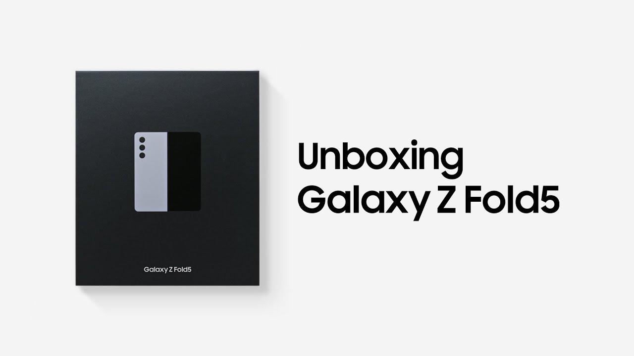 Galaxy Z Fold5: Official Unboxing | Samsung thumbnail