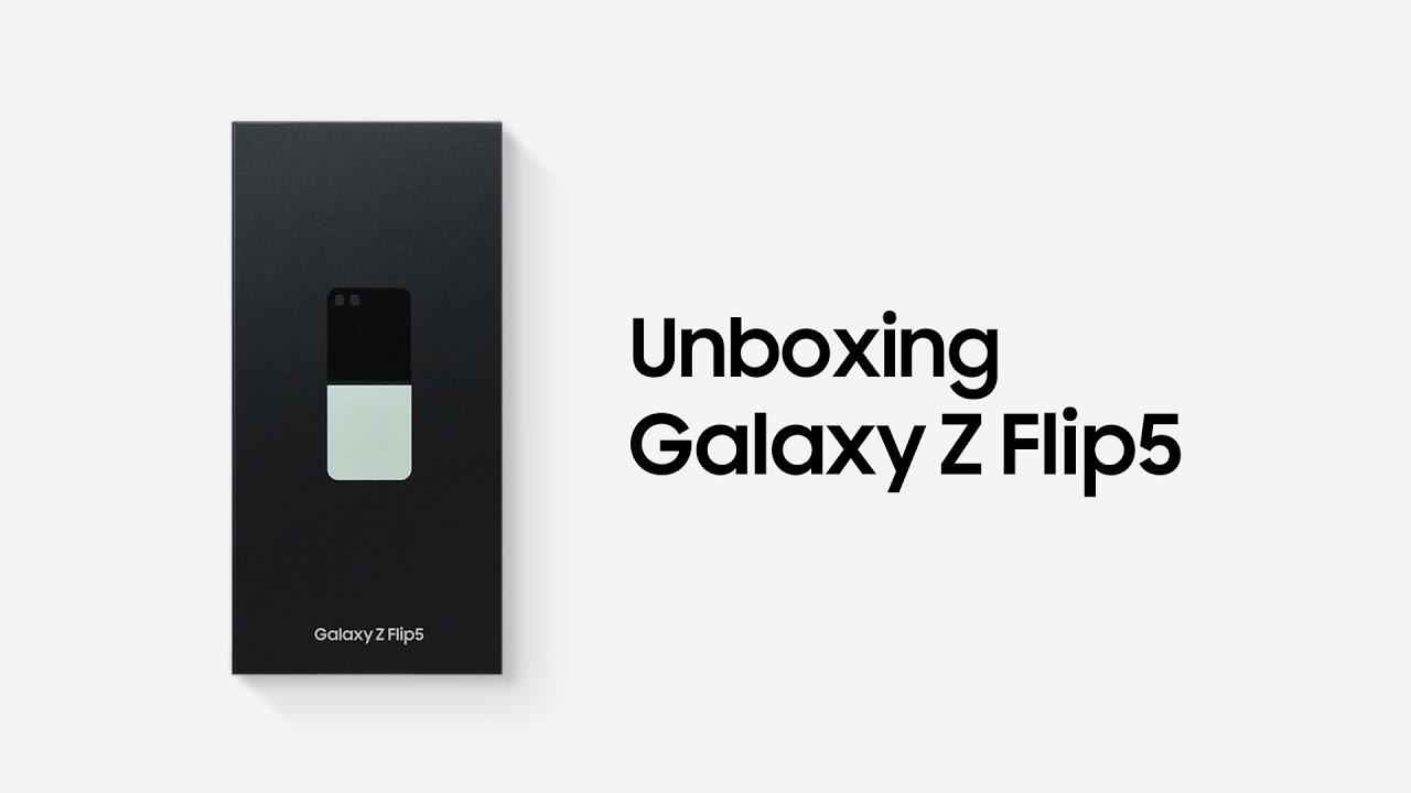 Galaxy Z Flip5: Official Unboxing | Samsung thumbnail