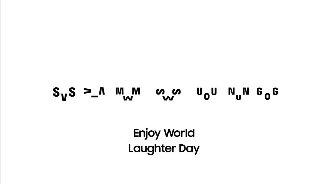 Enjoy World Laughter Day!  |  Samsung thumbnail