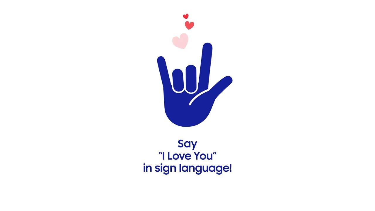 Say “I Love You” in sign language! | Samsung thumbnail