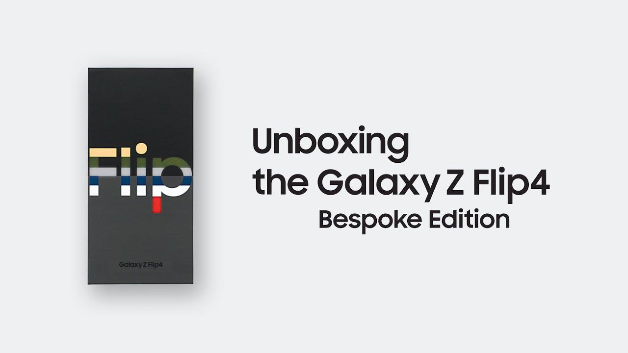 Galaxy Z Flip4 Bespoke Edition: Official Unboxing | Samsung thumbnail