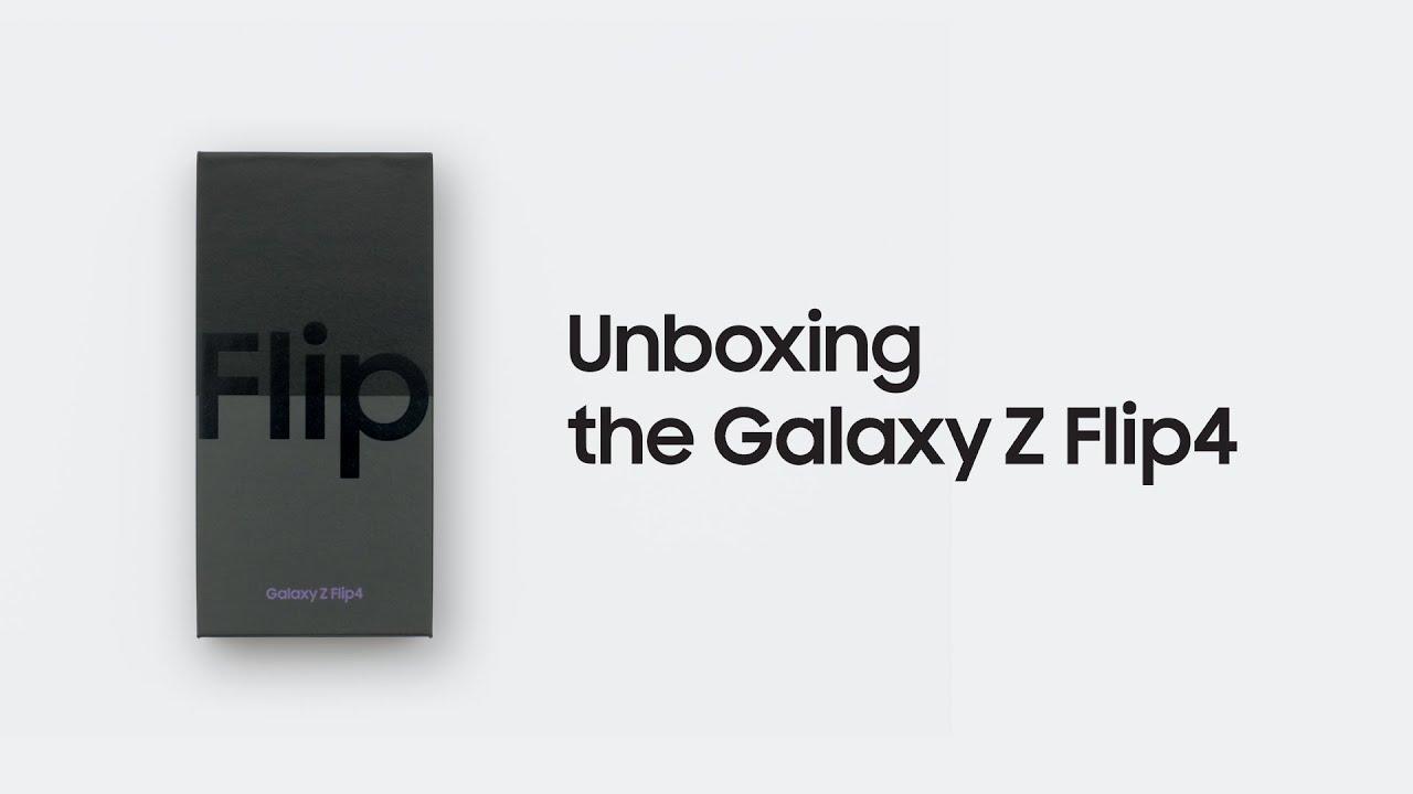 Galaxy Z Flip4: Official Unboxing | Samsung thumbnail