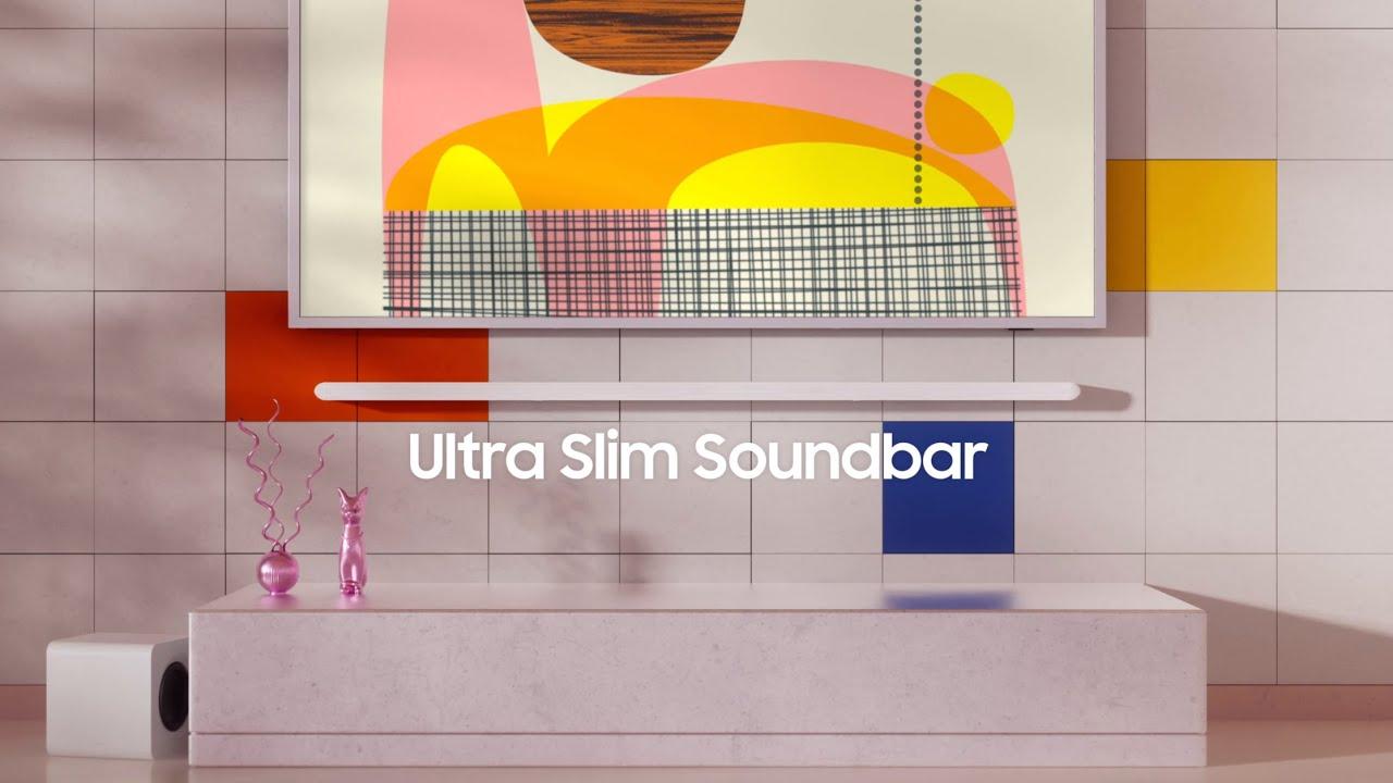 Ultra Slim Soundbar: Impossibly slim yet powerful | Samsung thumbnail