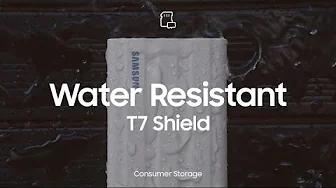 Portable SSD T7 Shield: Water | Samsung thumbnail