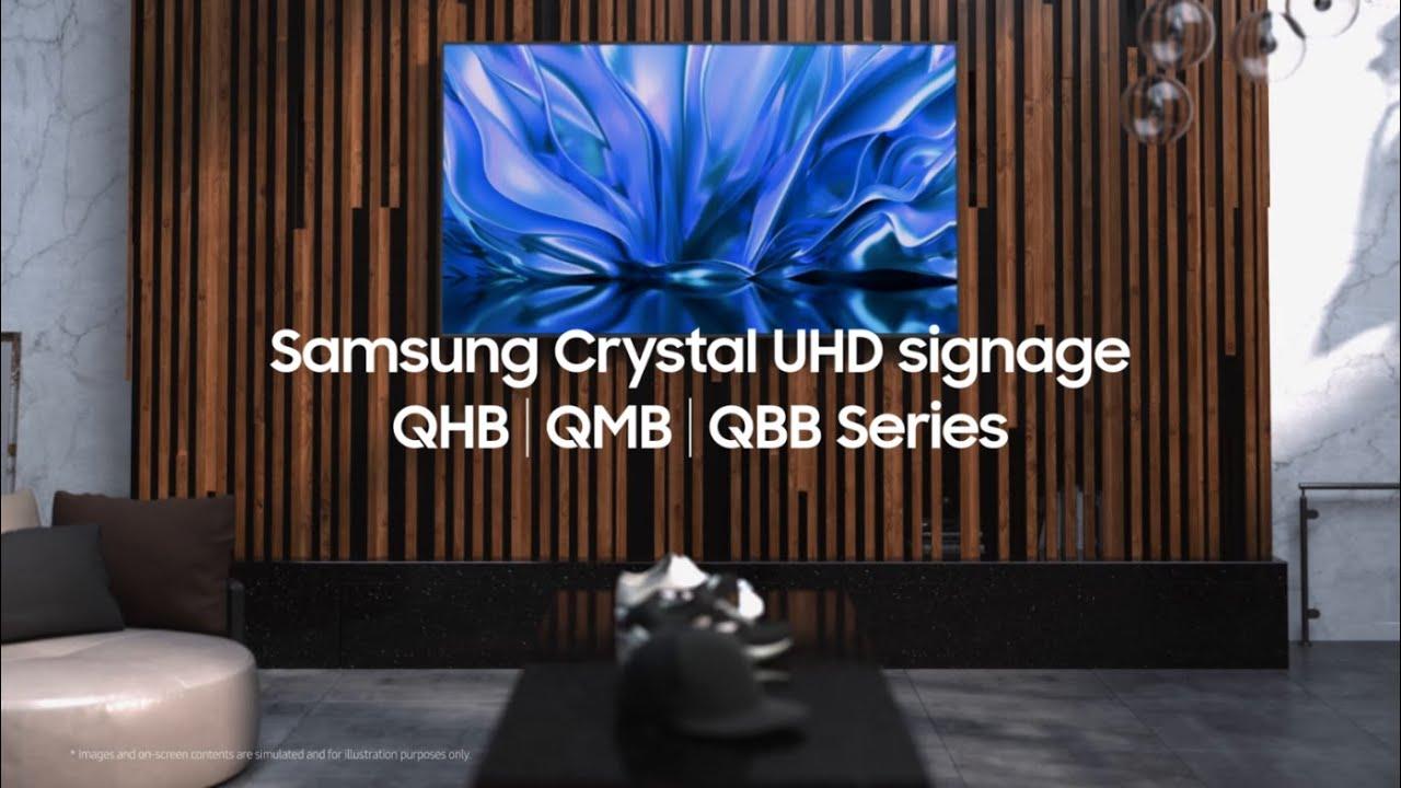 Samsung Crystal UHD signage: Unlock new display possibilities for your business thumbnail