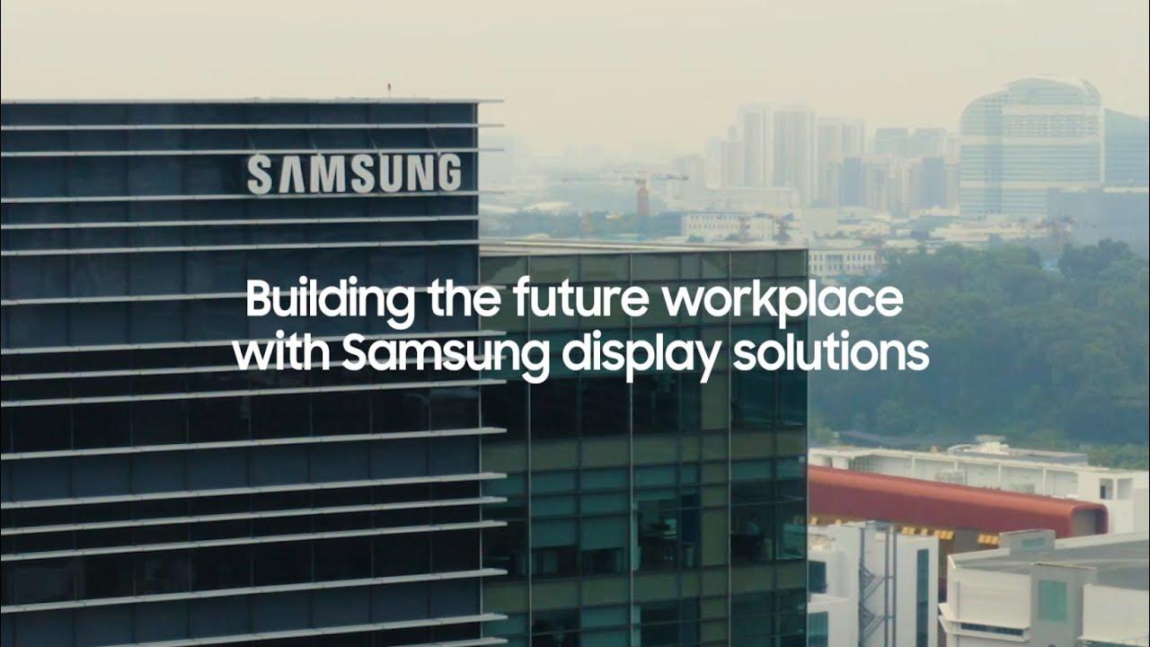 Building the future workplace with display solutions | Samsung thumbnail