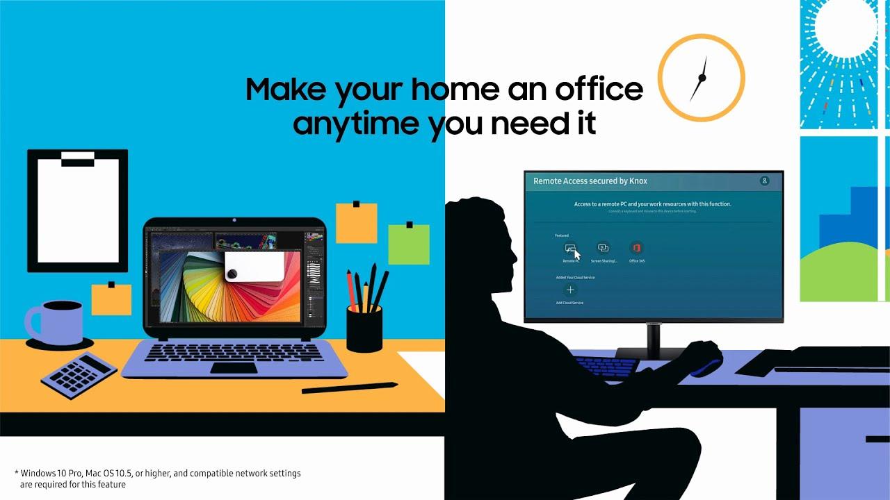 Smart Monitor: Work from home | Samsung thumbnail