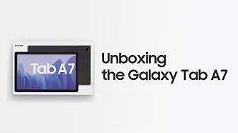 Galaxy Tab A7: Official Unboxing | Samsung thumbnail