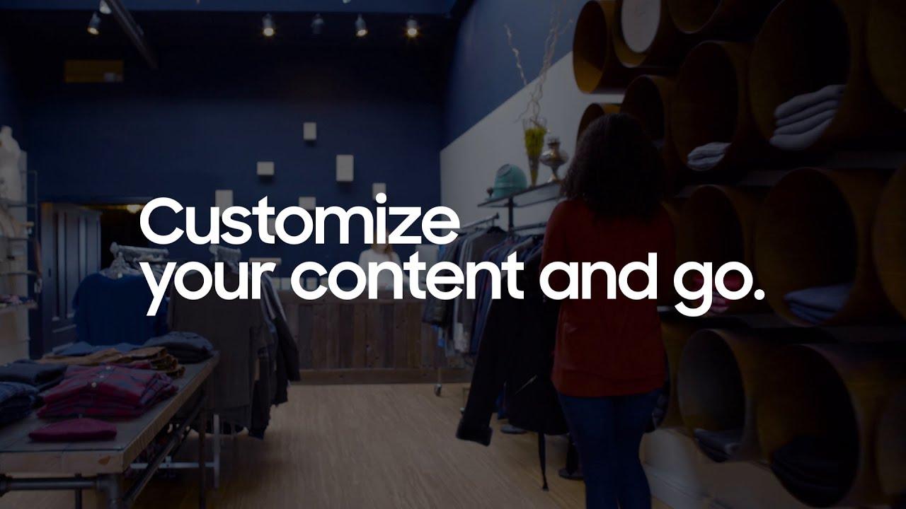 Samsung Business TV: Customize your content and go I Samsung thumbnail