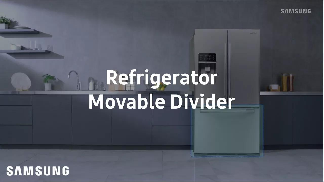 French Door refrigerator: how it works - Movable Divide l Samsung thumbnail