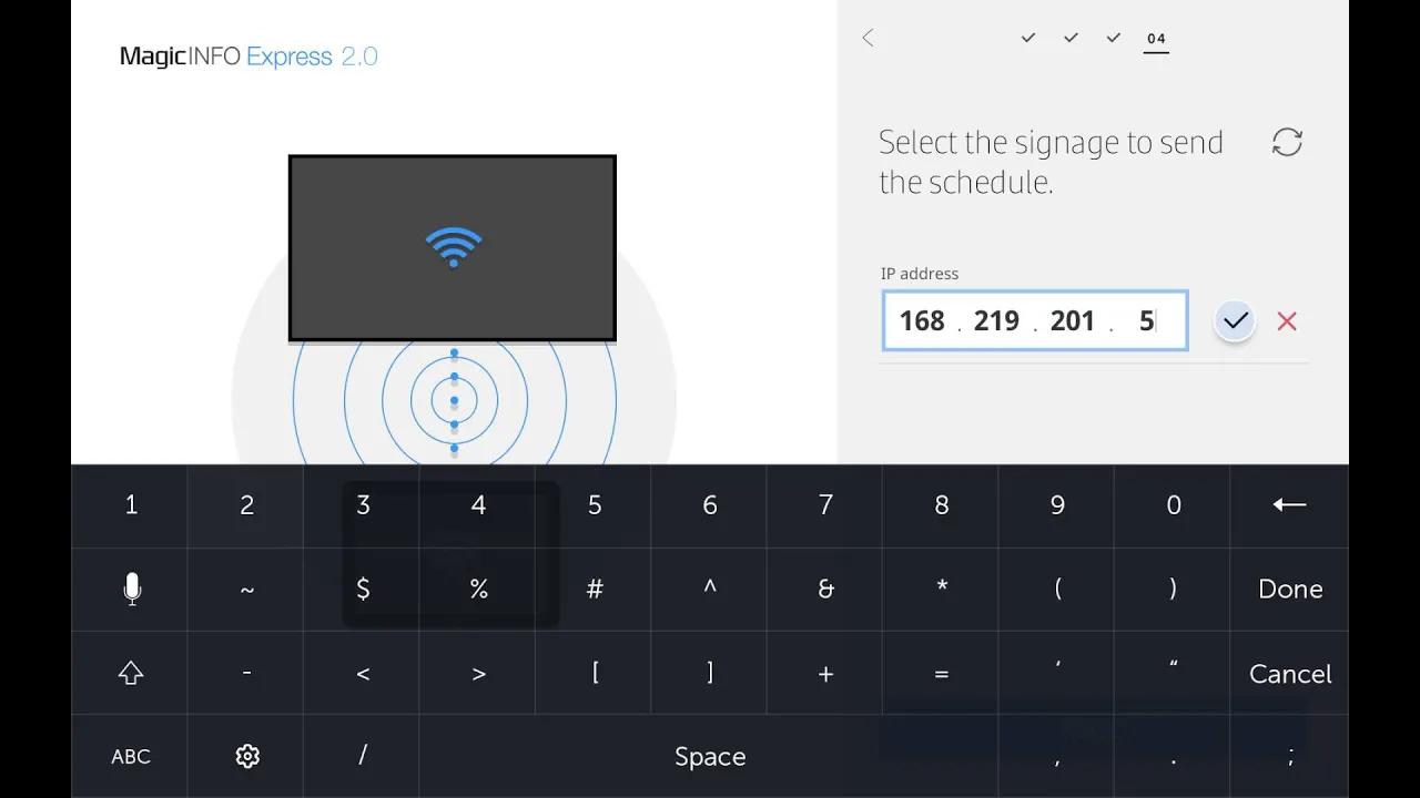 Samsung SMART Signage TV - Tablet App Tutorial #4 thumbnail