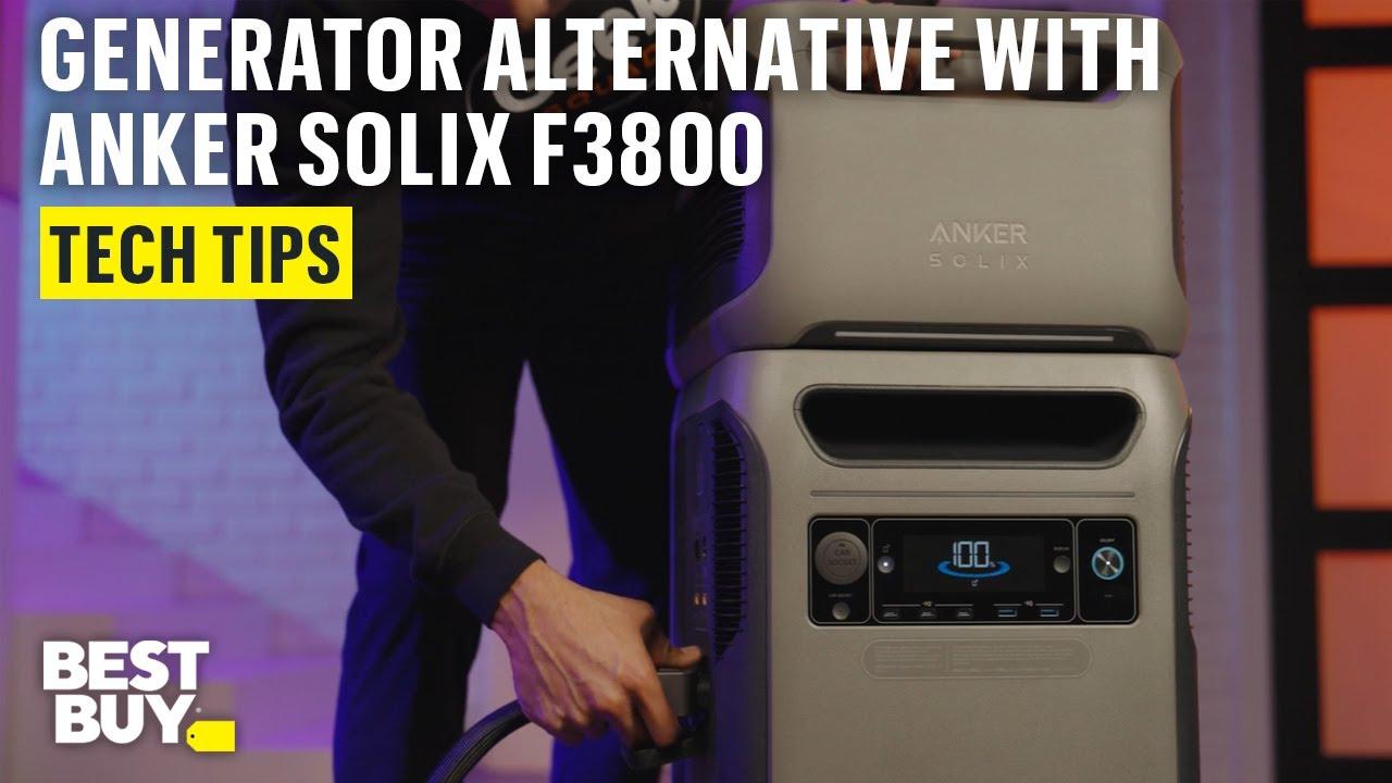 Generator Alternative with the Anker SOLIX F3800 Portable Power Station – Tech Tips from Best Buy thumbnail